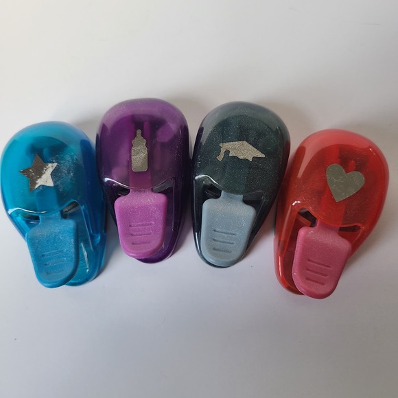Set of 4 Craft Paper Punches - Picture 1 of 4